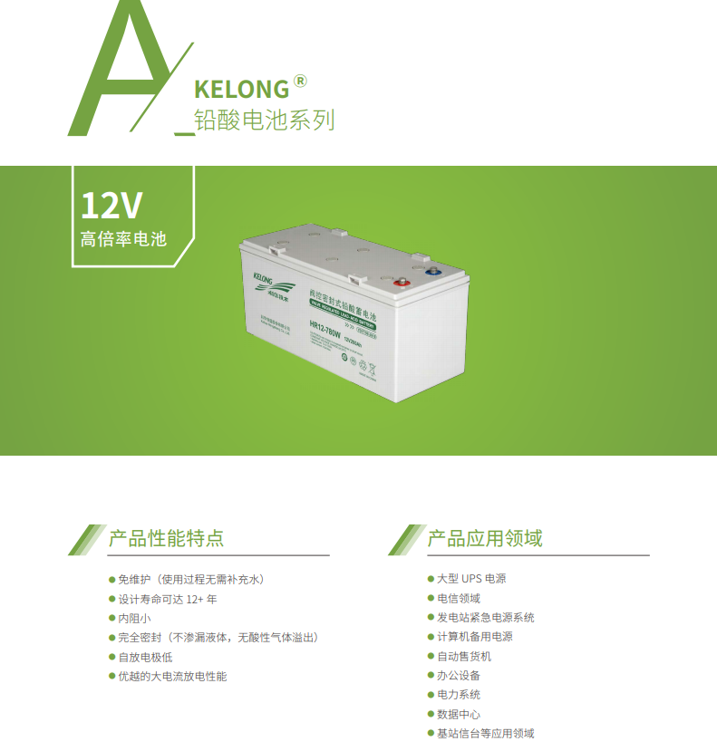 JDB电子蓄电池12V系列(图1)